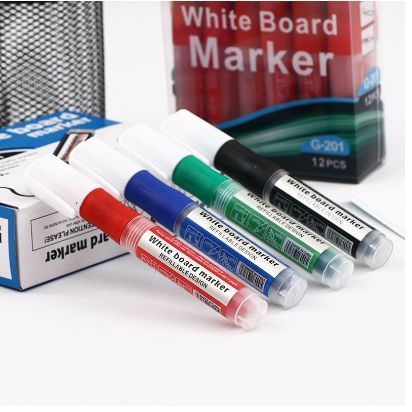 Refillable Liquid Ink White Board Marker Pen Whiteboard Pen Erasing Dry ...