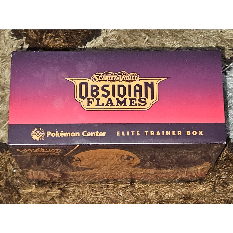 obsidian flames booster box pokemon center Pokémon Card Game Pokémon TCG POKEMON CENTER OBSIDIAN FLAMES ETB
