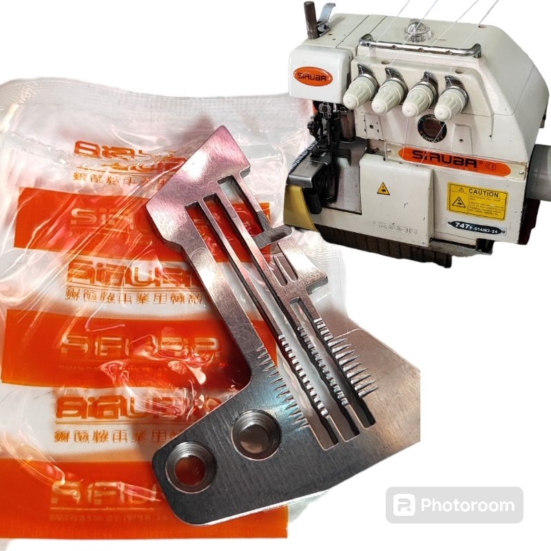 Siruba 747 Authentic plate E809 overlock sewing machine | Shopee ...