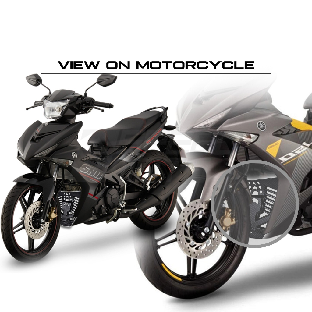 YAMAHA SNIPER 150 ENGINE COVER / RADIATOR COVER CARBON Z-5213 | Shopee ...