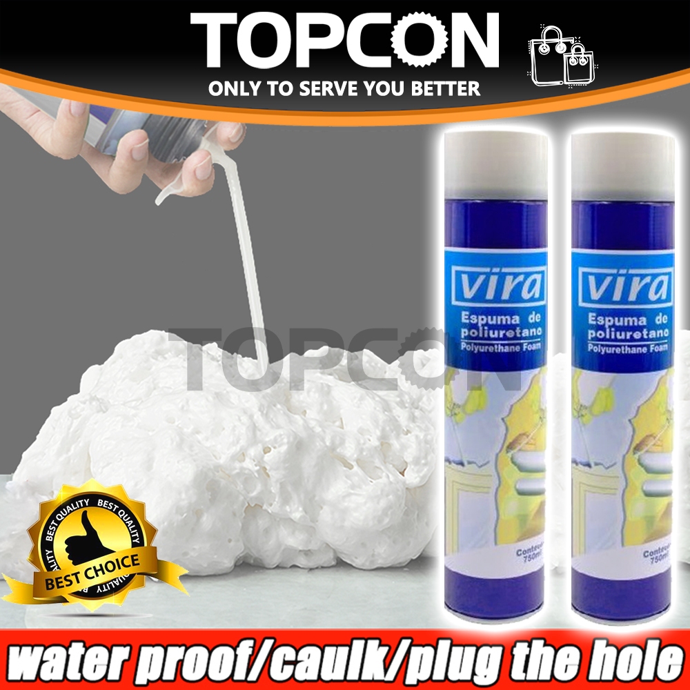 Topcon Vira Polyurethane Foam Pu Foam Spray Fills Cracks And Joints ...