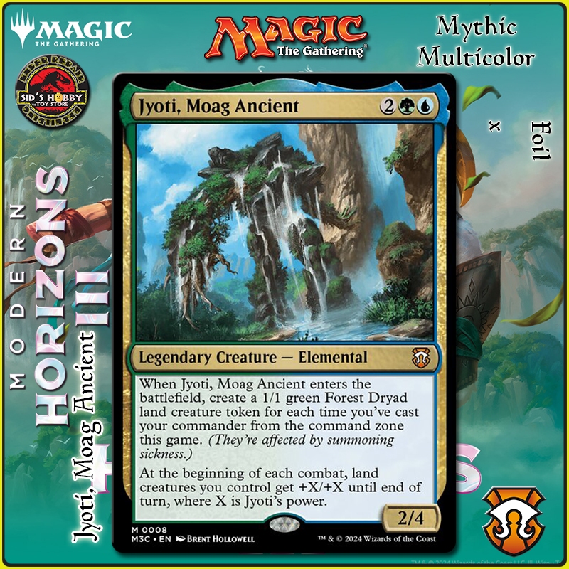 Jyoti, Moag Ancient Foil x Modern Horizons 3 Multicolor Mythic M3C MTG ...