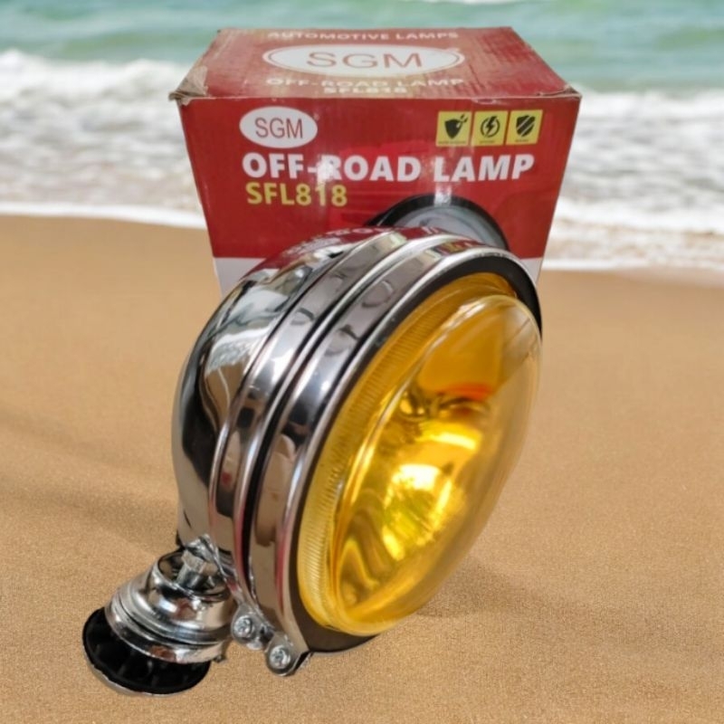SFL 818 OFFROAD LAMP 6"INCHES UNIVERSAL FOG LAMP 12V/24V YELLOW/WHITE