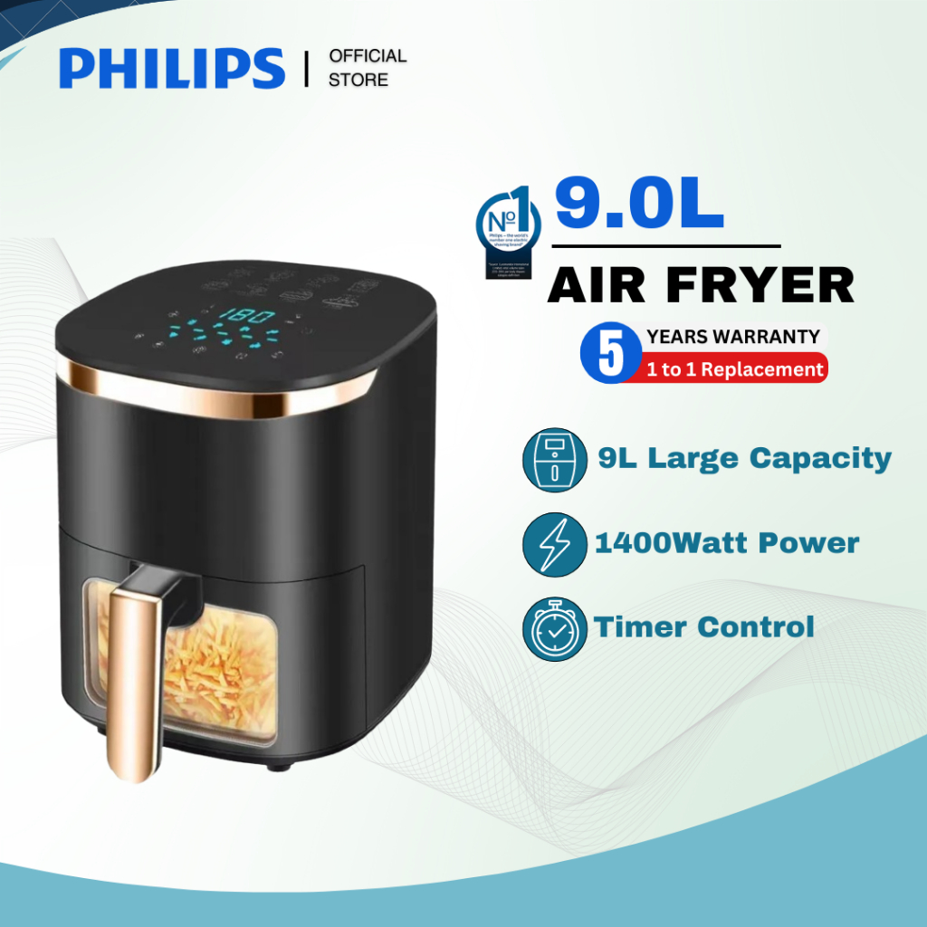 9.0L LargeCapacity Air Fryer AF618D OilFree Cooking With Healthy food