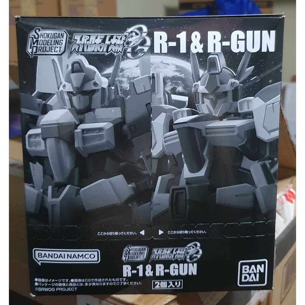 Bandai Shokugan Modeling Project Super Robot Wars OG R-1 & R-GUN ...