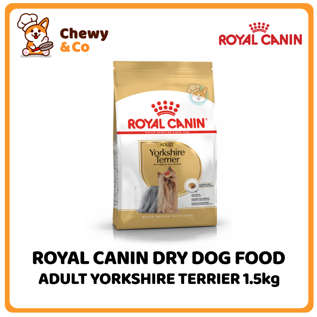 Royal Canin Adult Dry Dog Food Yorkie Yorkshire Terrier 1.5kg - Breed ...