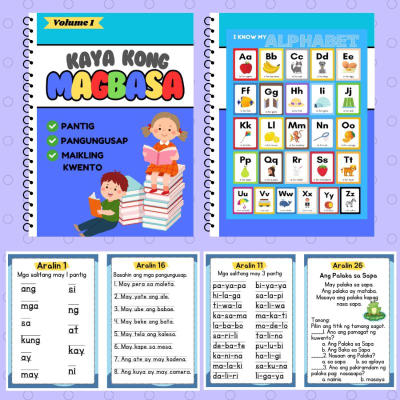 Kaya Kong Magbasa, Reading Materials sa Filipino for Beginners ...