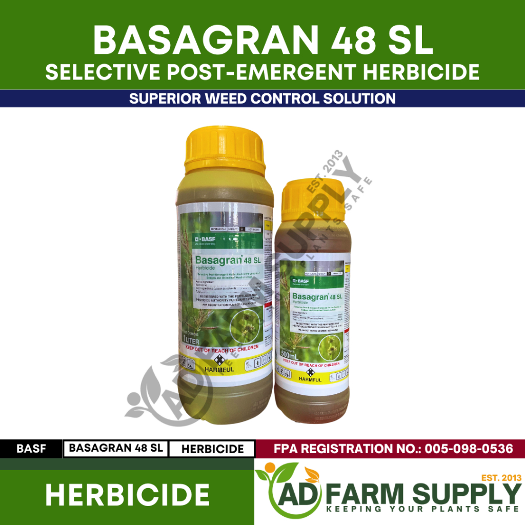 Basagran 48 SL Herbicide - BASF - Superior Weed Control Solution ...