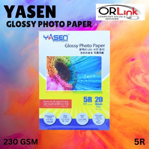 YASEN GLOSSY PHOTO PAPER 5R (0144) | Shopee Philippines