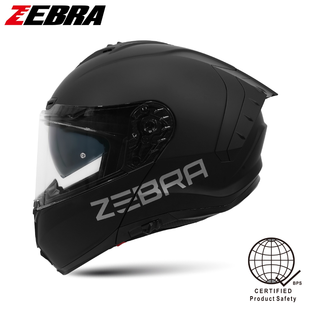 ZEBRA YM-925 Validus Modular Helmet Dual Visor Plain Color Motorcycle ...