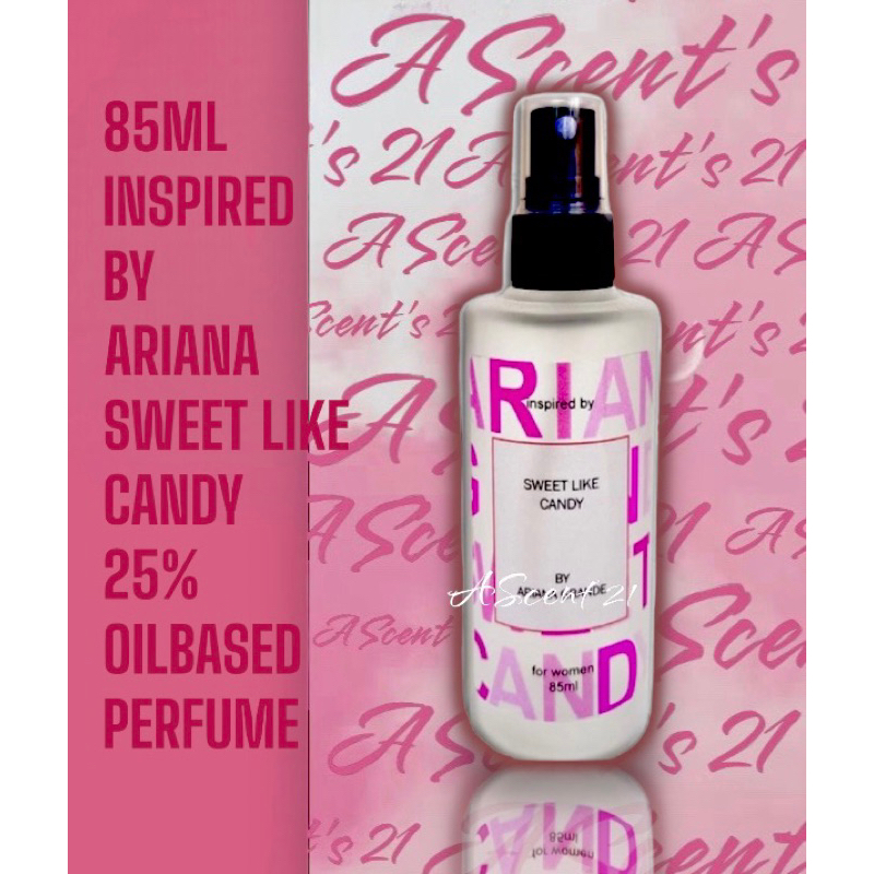 85 ml Inspired by ARIANA GRANDE SWEET LIKE CANDY 25% oilbased