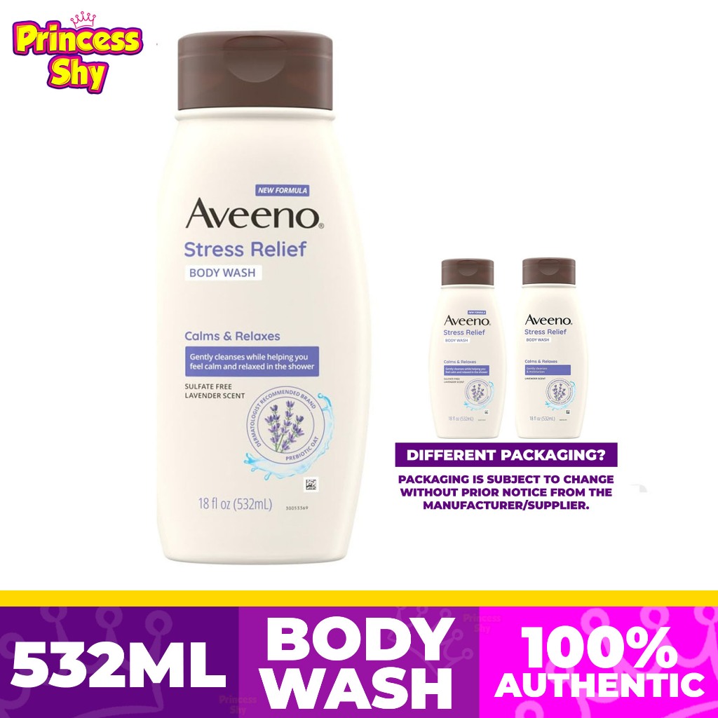 Lot De 4 Shampoings & Gels Douche HONEST Calm ~ Lavande ~ 10 Fl Oz (environ 295ml) ~ Livraison Rapide