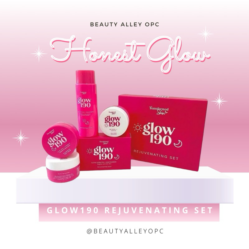 Honest Glow Transformed Glow 190 Rejuvenating Set | Shopee Philippines