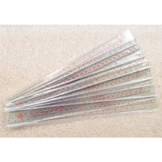 SQI Plastic Transparent Ruler Thick 12 Inches | XPD | Shopee Philippines