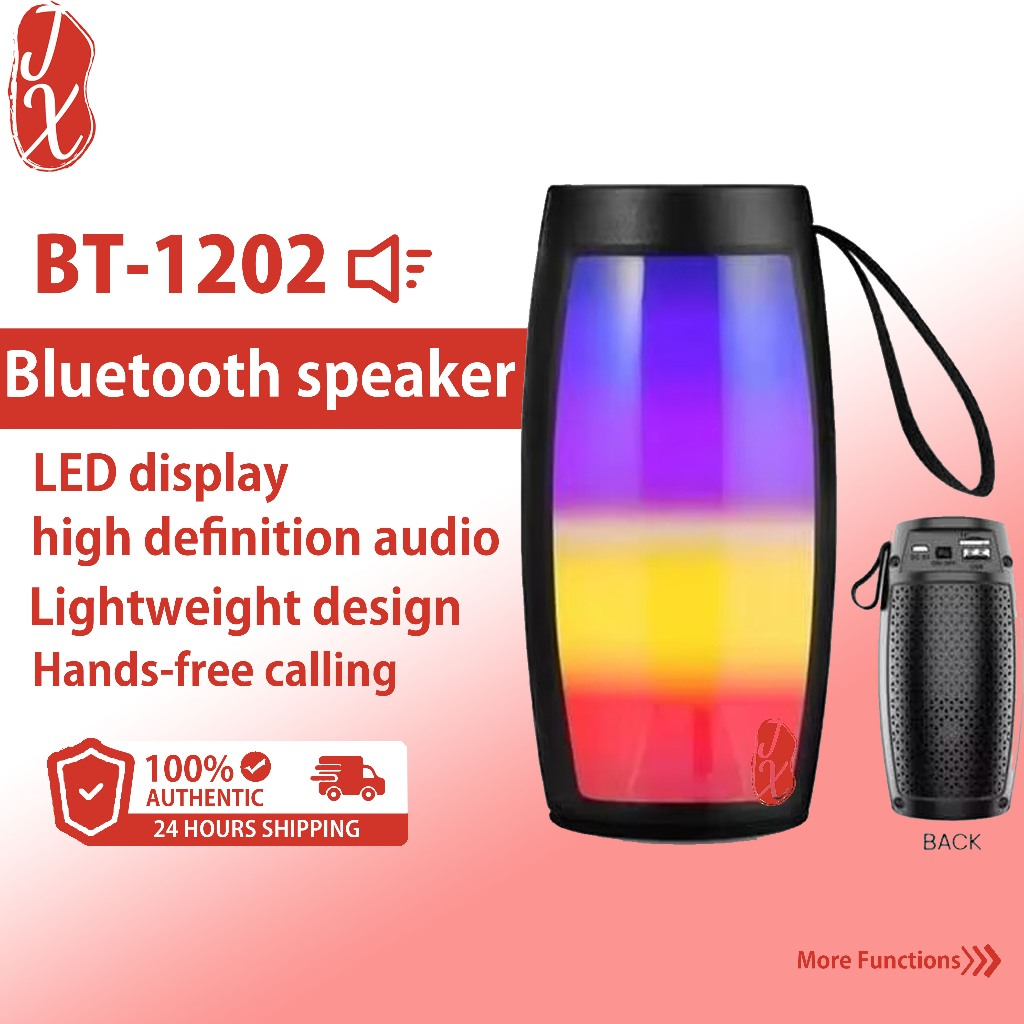 HOME RGB Wireless Bluetooth Speaker Mini Bass Stereo Surround with LED ...