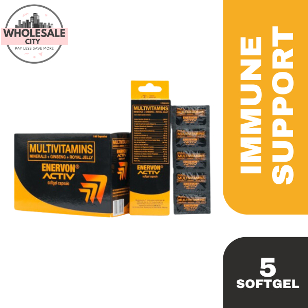 Enervon Activ Multivitamins + Minerals immunity, energy 5s Shopee