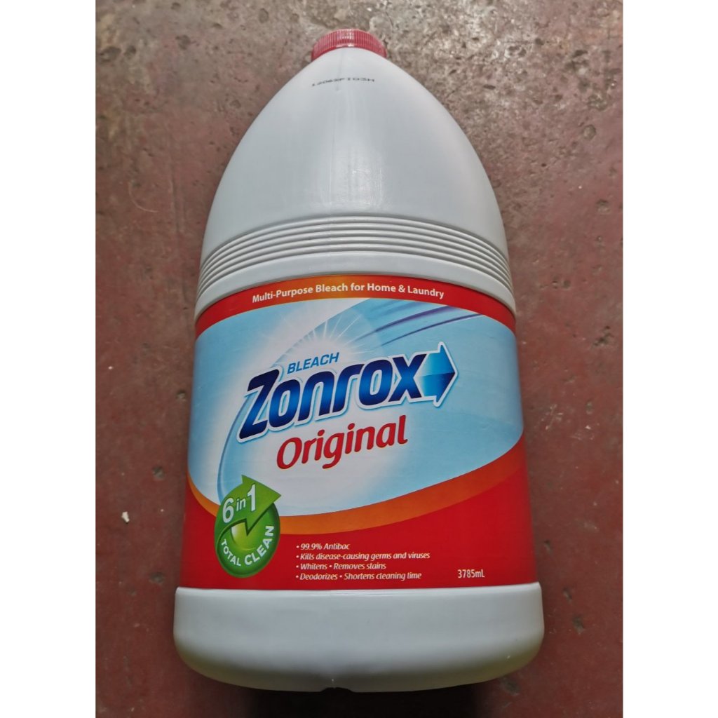 Zonrox Multi-Purpose Bleach Original, Zonrox Bleach ColorSafe Blossom ...