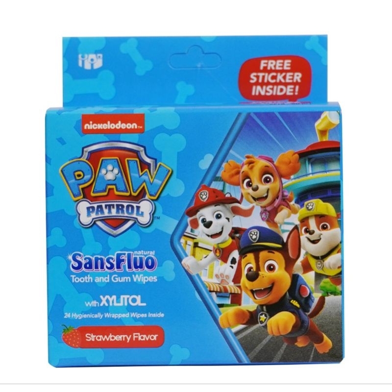 SansFluo Tooth & Gum Wipes w/ Xylitol 24 Wipes - Strawberry | Shopee ...