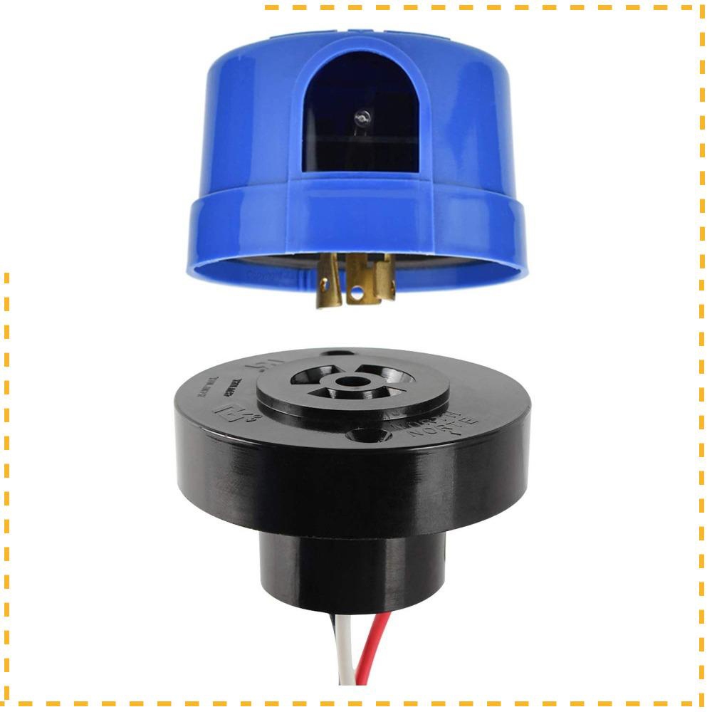 Photocell Sensor with Base Outdoor Light Control Switch, Durable 10A ...