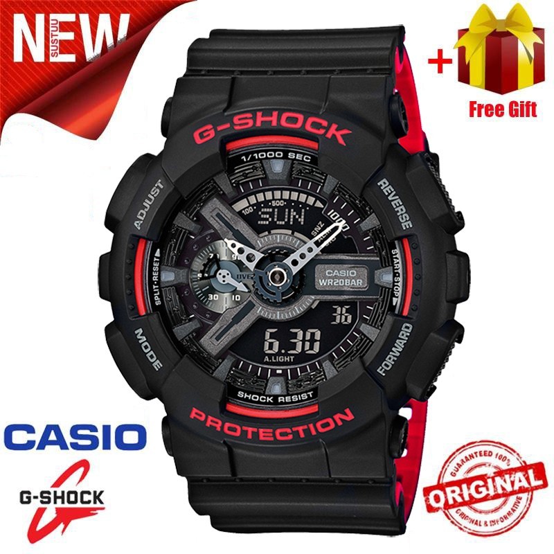 GA110HR Men Sport Watch Dual Time Display Resistant Shockproof Shopee Philippines