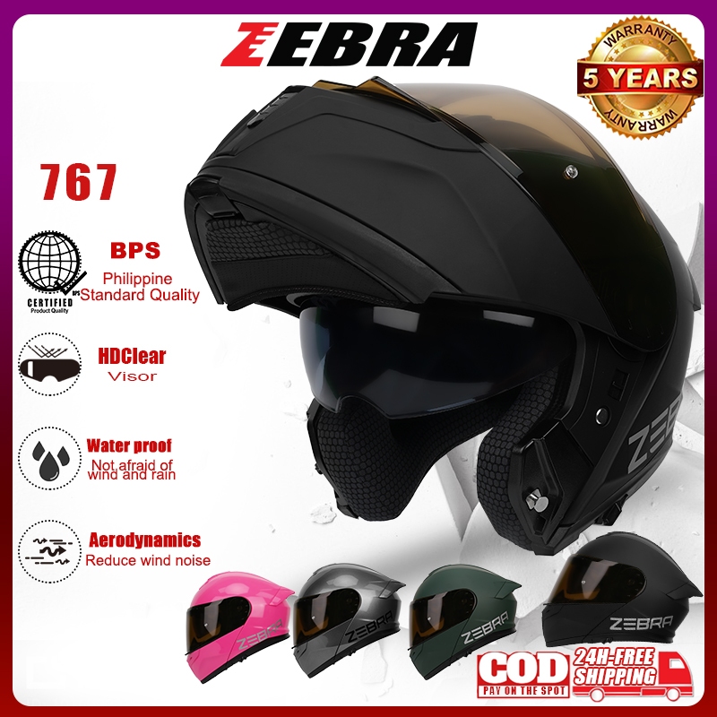 𝟭𝟬𝟬%𝗢𝗥𝗜 Zebra 767+ modular Dual Visor helmet full face for