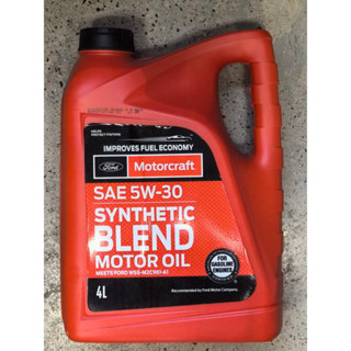 Ford Motorcraft SAE 5W-30 SYNTHETIC BLEND Motor Oil Meets Ford WSS ...