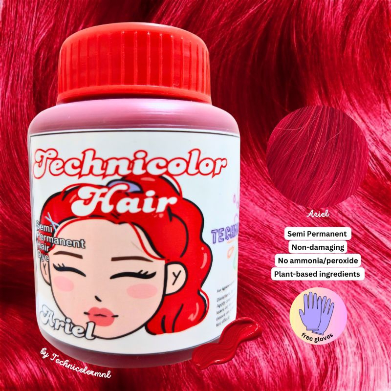 Ariel Technicolor Hair Semi Permanent Hair Dye 135ml | Shopee Philippines