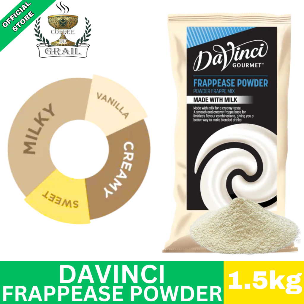 DaVinci Frappease Frappe Powder Mix 1.5kg | Premium Frappe Base for ...