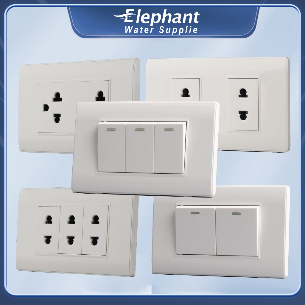 Outlet Light Switches Socket Home Wall 1Gang 2Gang 3Gang Outlet Wall ...
