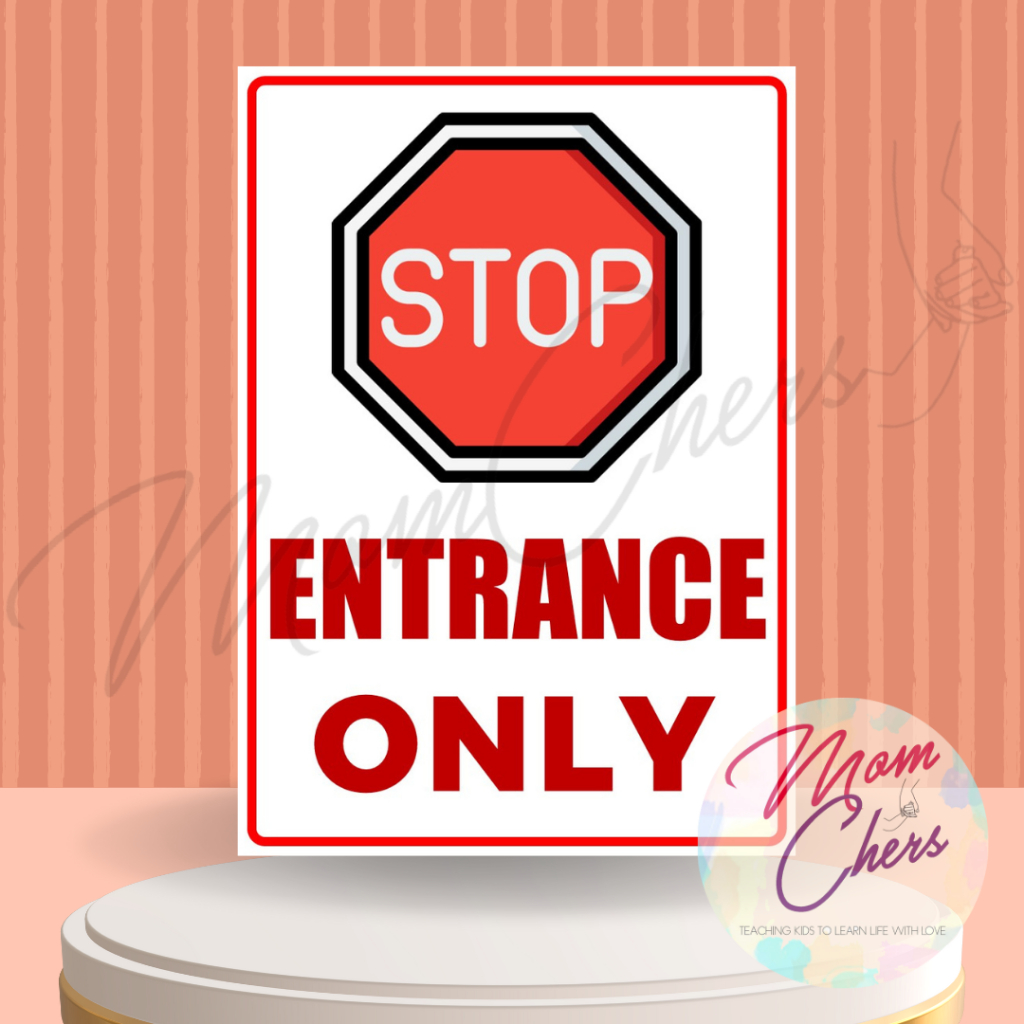 stop exit only ロードサイン オクタゴン