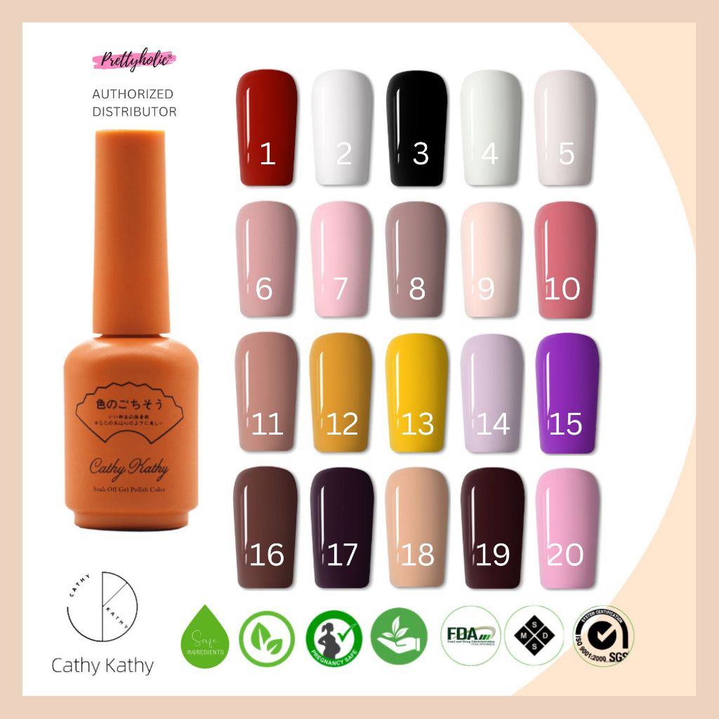 Cathy Kathy Professional Tokyo Collection Japanese UV Color Coat ...