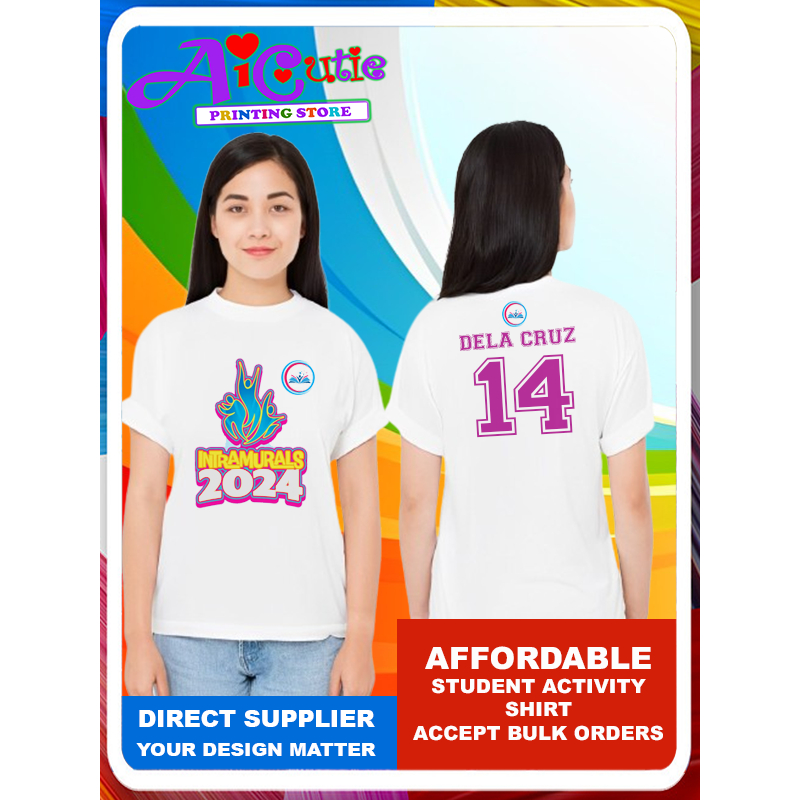 STUDENT AFFORDABLE ACTIVITY T-SHIRT GOOD FOR INTRAMS AND OTHER SPORTS ...