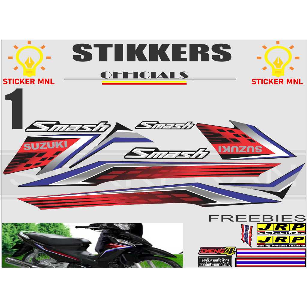 SMASH 115 2015 THAI DESIGN DECALS | Shopee Philippines