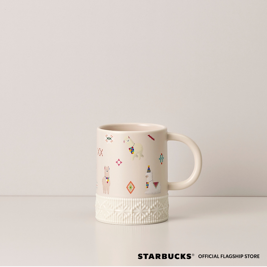 Starbucks 12oz Bohemian Alpaca Pattern Mug AlpacaFiesta | Shopee ...