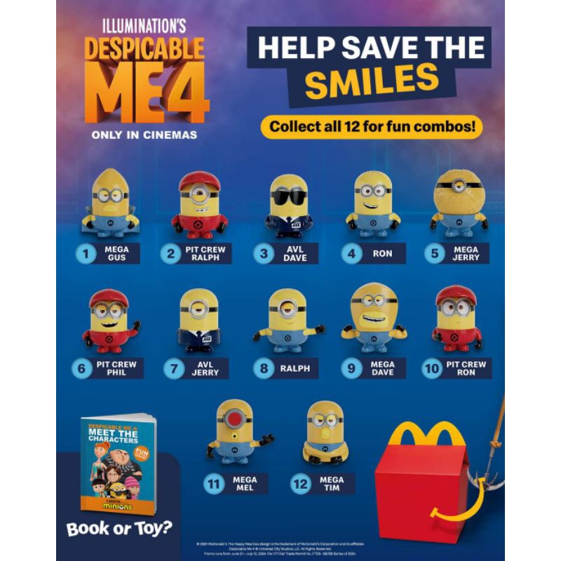 McDonald's Despicable Me 4 Minions | Shopee Philippines