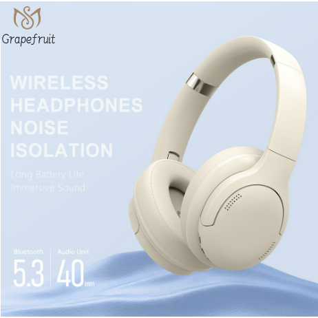 Bluetooth Headset good V5.1, Wireless Headset with Noise Canceling Microphone, 40 Hrs