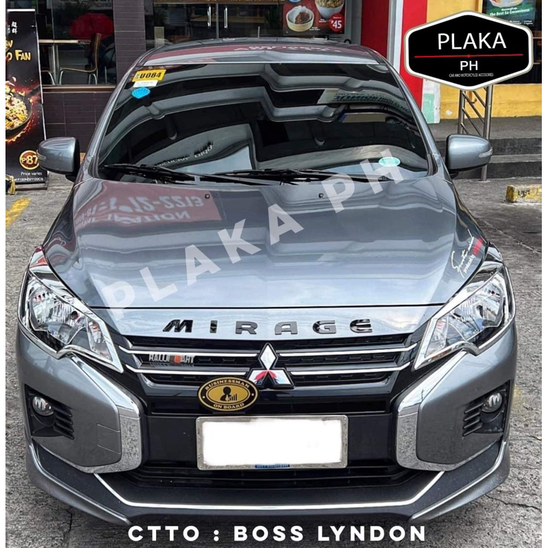 Hood emblem for Mitsubishi Mirage | Shopee Philippines