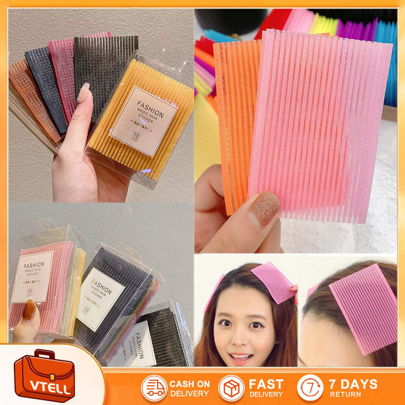 5 Stück Magic Bangs Haarfransen-Aufkleber – Wiederverwendbare Klebe-Pads Für Pony & Stirnband