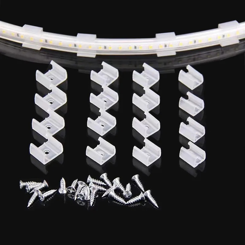 2835/5730 2Row 220V Flexible Led Strip Lights Fixed Clip (Plastic ...