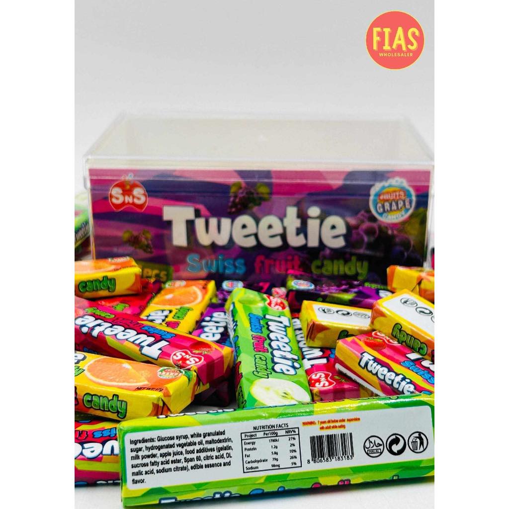 30 pcs Tweetie Swiss Fruit Candy Shopee Philippines