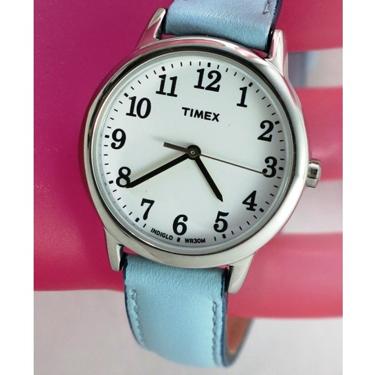L26:Original T!MEX Indiglo Analog Watch for Women from USA-Silver Tone ...