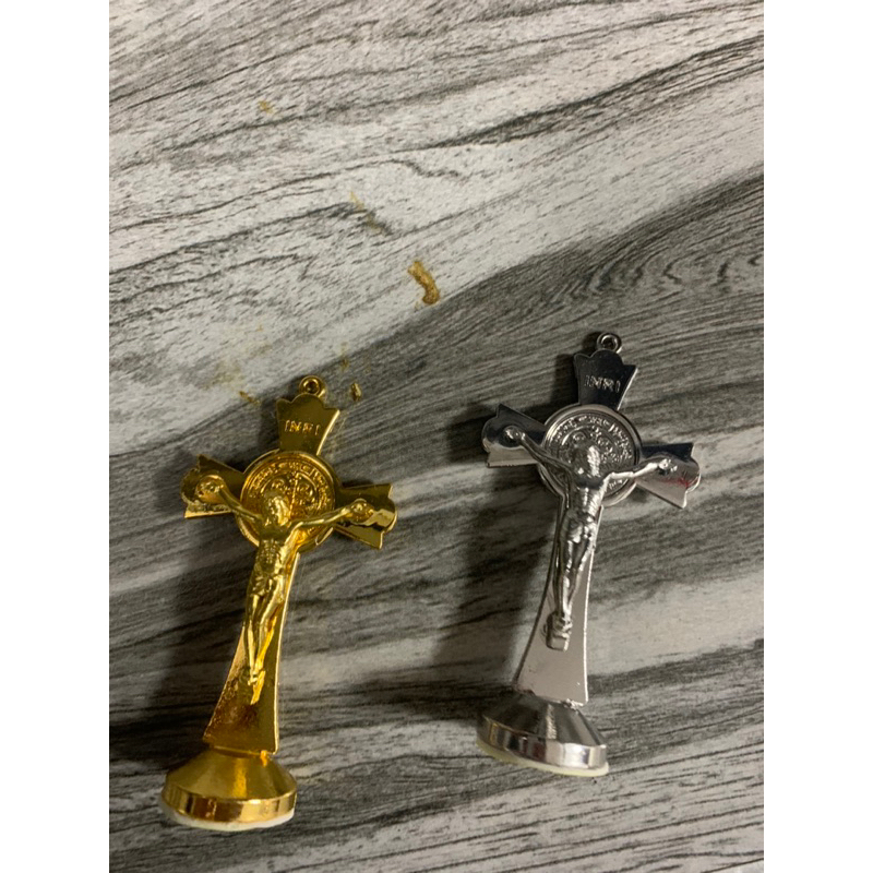 Mini Benedictine Cross with stand (3 inches) | Shopee Philippines
