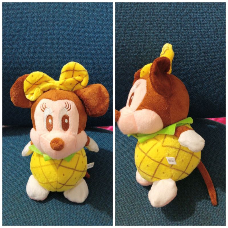 23cm pineapple minie mouse stuffedtoys | Shopee Philippines