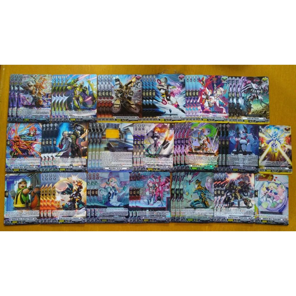 CFV Galactic Hero, Unite Dianos B-Hero Deck Brandt Gate Cardfight ...