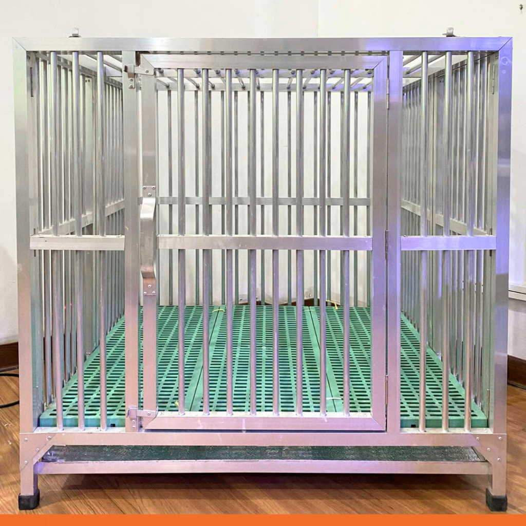 Aluminum Dog Cage Cat Cage with Poop Tray Double Door Single Door Shopee Philippines