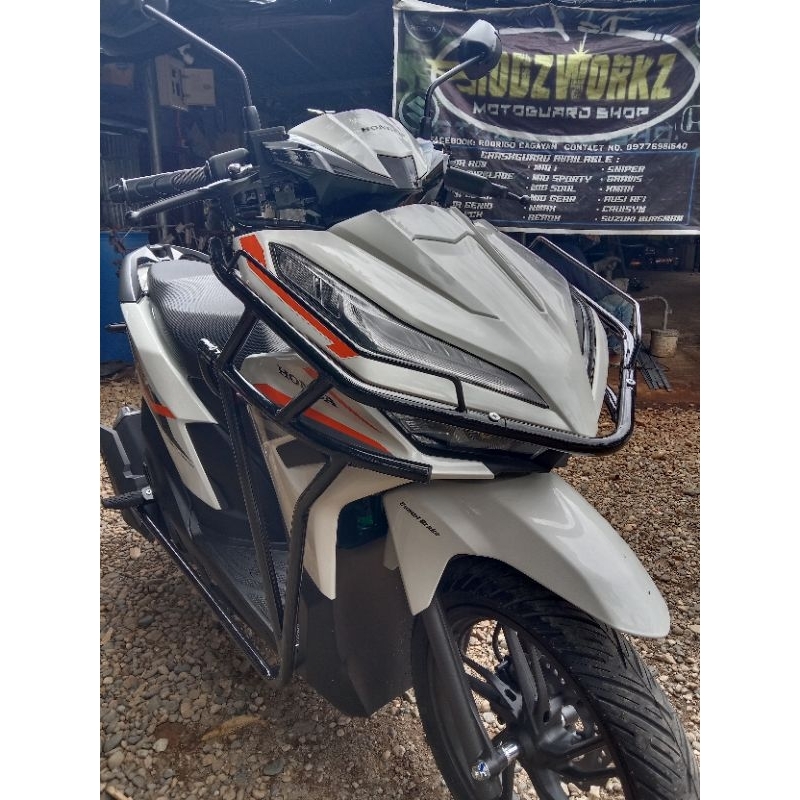 HONDA CLICK V2 & V3 - CRASHGUARD FULL DESIGN(powder coating) | Shopee ...