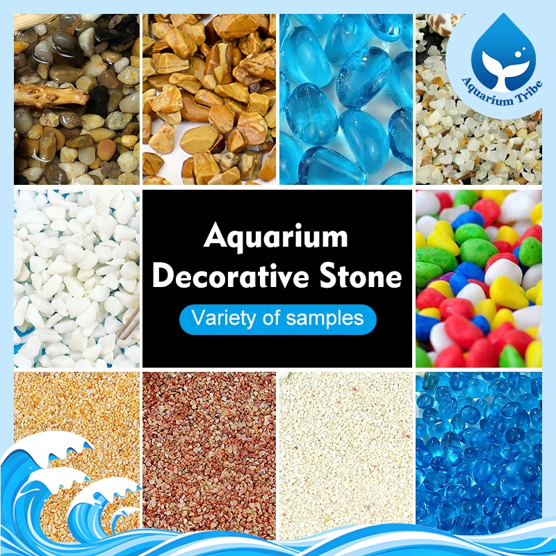 Aquarium Colorful Rocks Pebble Stone For Fish Tank Landscape Bottom ...