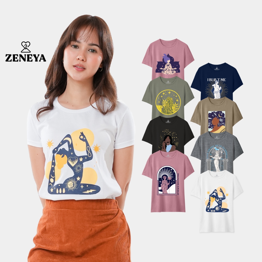 ZENYA T-SHIRT WOMEN BLACK