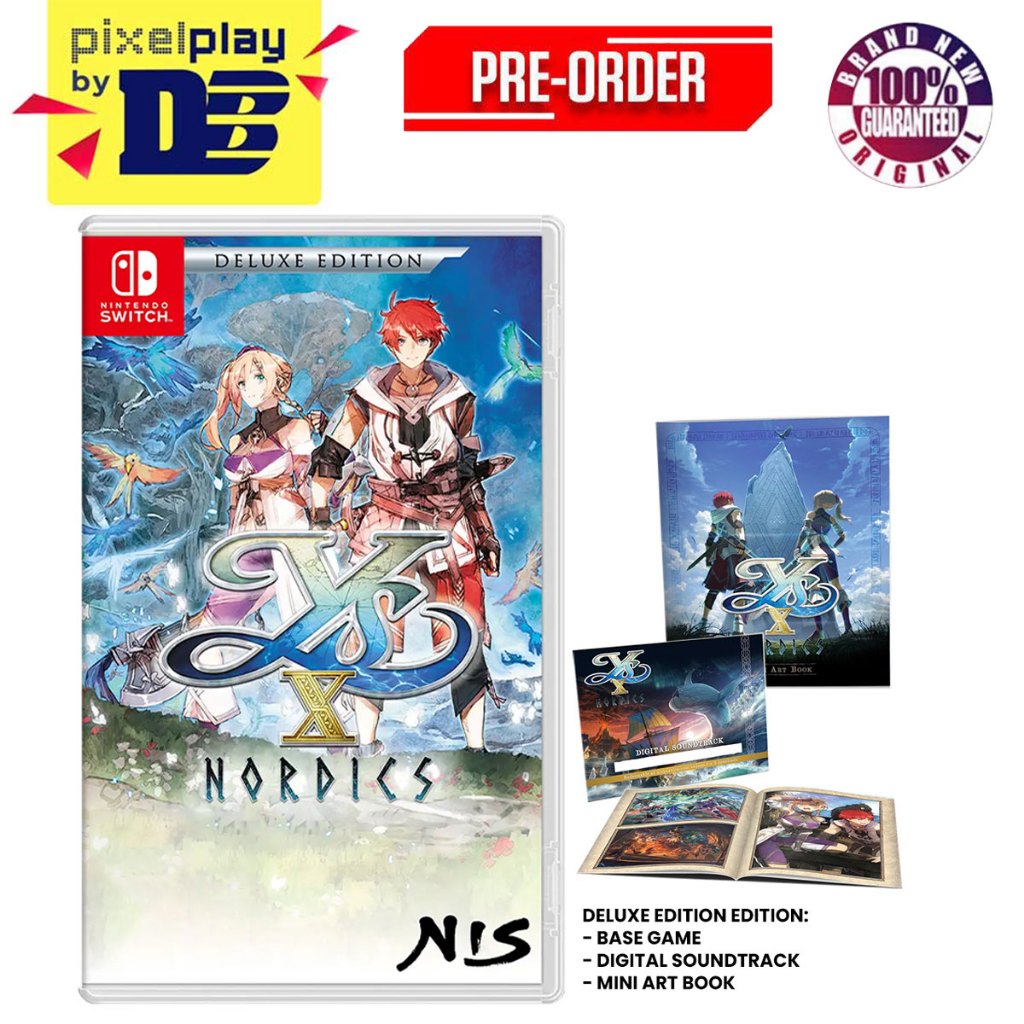 Ys X: Nordics Deluxe Edition - PlayStation 4 RPG Adventure Game