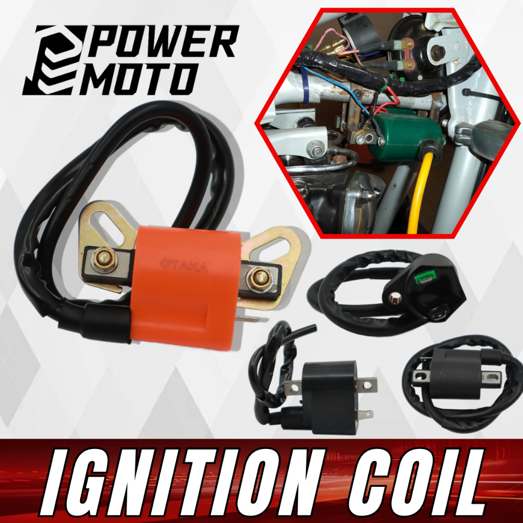 IGNITION COIL FOR GY6 / BARAKO / TMX155 / XRM110 / WAVE125 / X4 ...